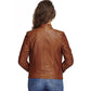 Women’s Real Brown Leather Jacket