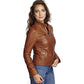 Women’s Real Brown Leather Jacket