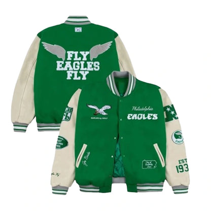 Philadelphia Eagles GOLF WANG Letterman Jacket