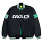 Philadelphia Eagles GOLF WANG Satin Bomber Jacket