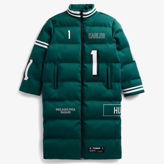 Philadelphia Eagles Off Season x NFL Puffer Long Coat