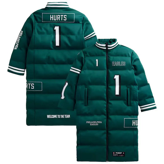 Philadelphia Eagles Off Season x NFL Puffer Long Coat