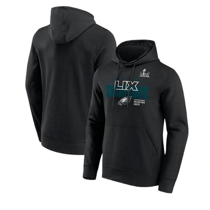 Philadelphia Eagles Super Bowl LIX Champions Iconic Victory Hoodie