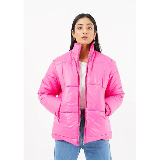 Pink Puffer Jacket