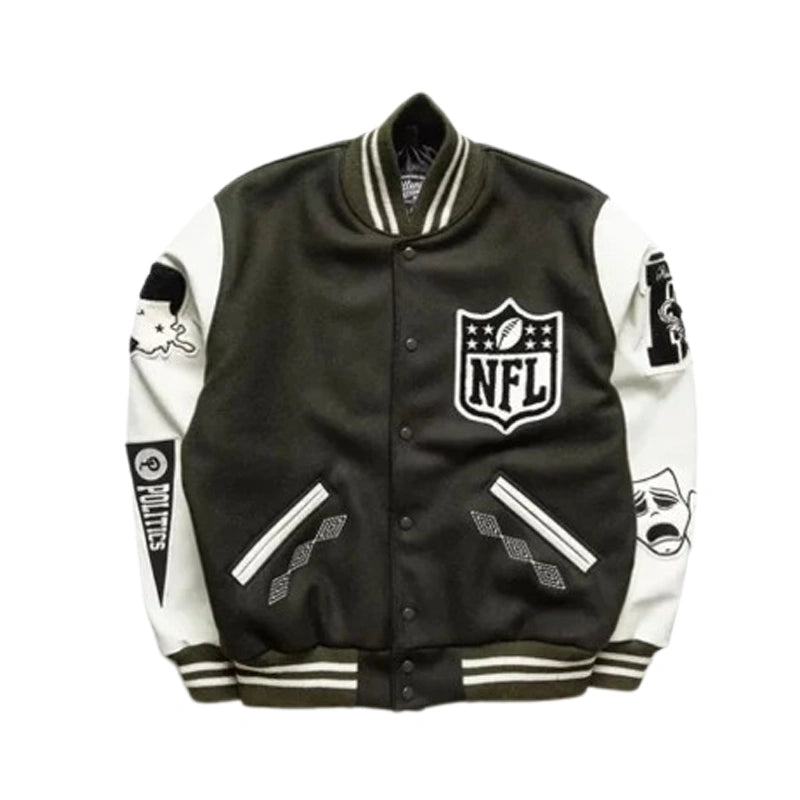 Politics Origins Letterman Jacket