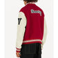 Pop Smoke Louis Vuitton Dreaming Red Varsity Jacket