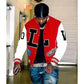 Pop Smoke Louis Vuitton Dreaming Red Varsity Jacket