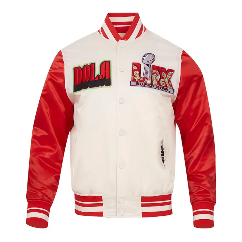 Pro Standard Cream Super Bowl LIX Sublimated Jacket
