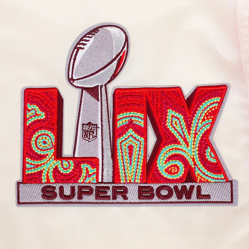 Pro Standard Cream Super Bowl LIX Sublimated Jacket