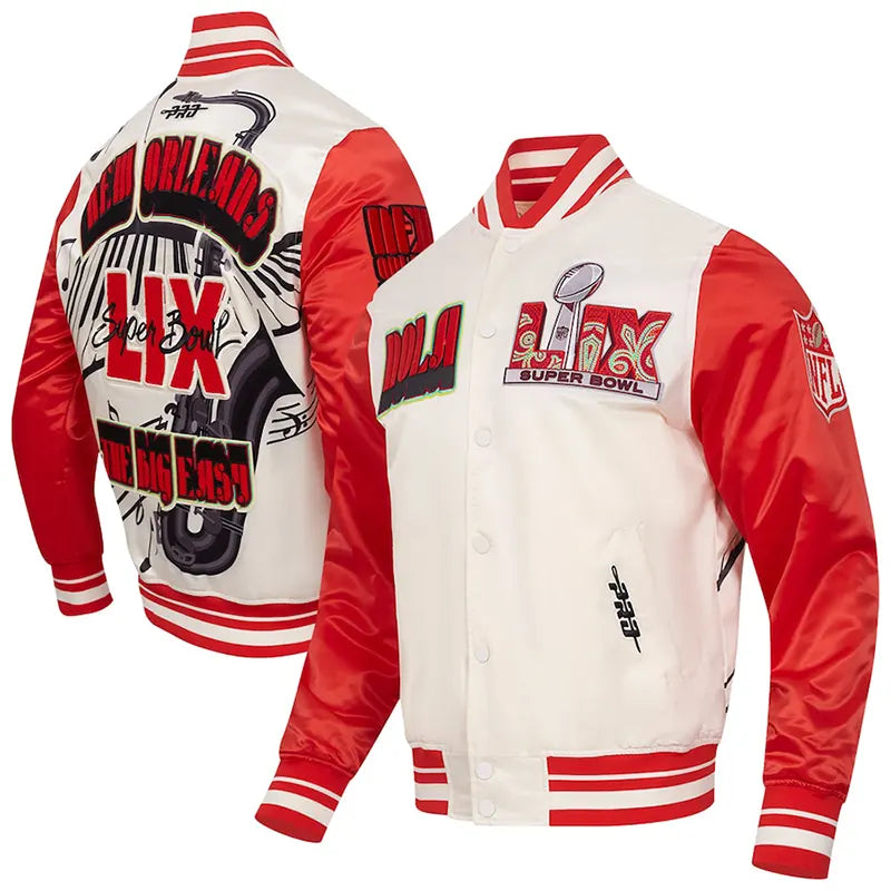 Pro Standard Cream Super Bowl LIX Sublimated Jacket