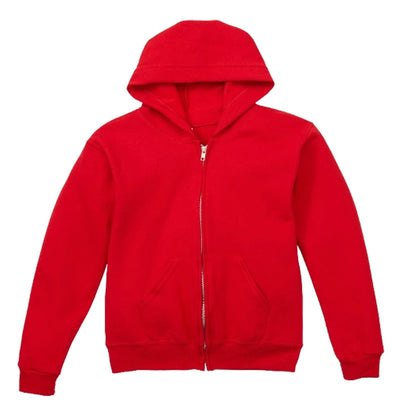 Red Zip Up Hoodie