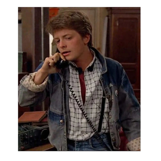 Retour vers le futur Veste en jean Marty Mcfly