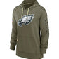 Salute To Service Hoodie Philadelphia Eagles Green Hoodie