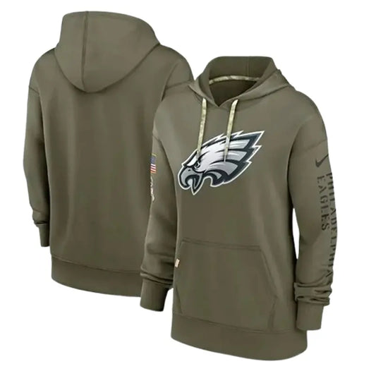 Salute To Service Hoodie Philadelphia Eagles Green Hoodie