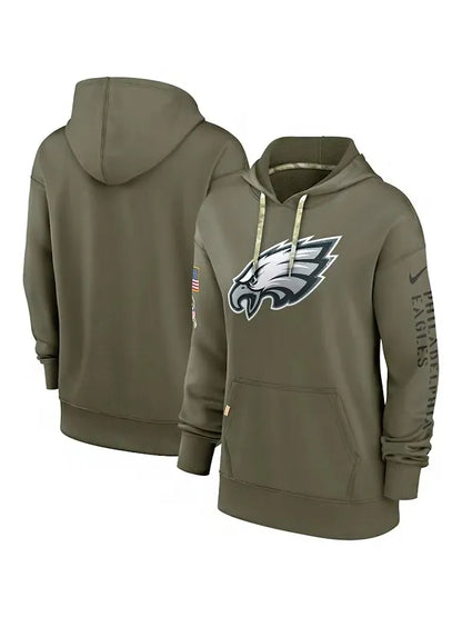 Salute To Service Hoodie Philadelphia Eagles Green Hoodie