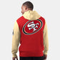 San Francisco 49ers Starter Scarlet Extreme Hoodie