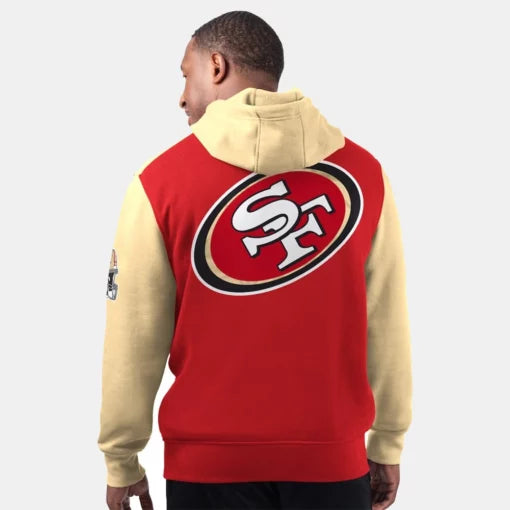 San Francisco 49ers Starter Scarlet Extreme Hoodie