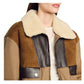 Sandro Shearling Jacket
