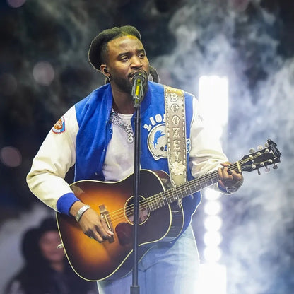 Shaboozey Detroit Lions Varsity Jacket