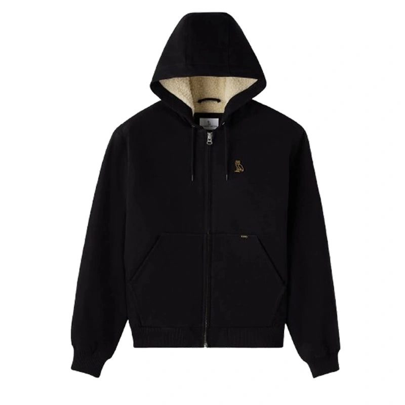 Sherpa Lined Hooded Work Jacket