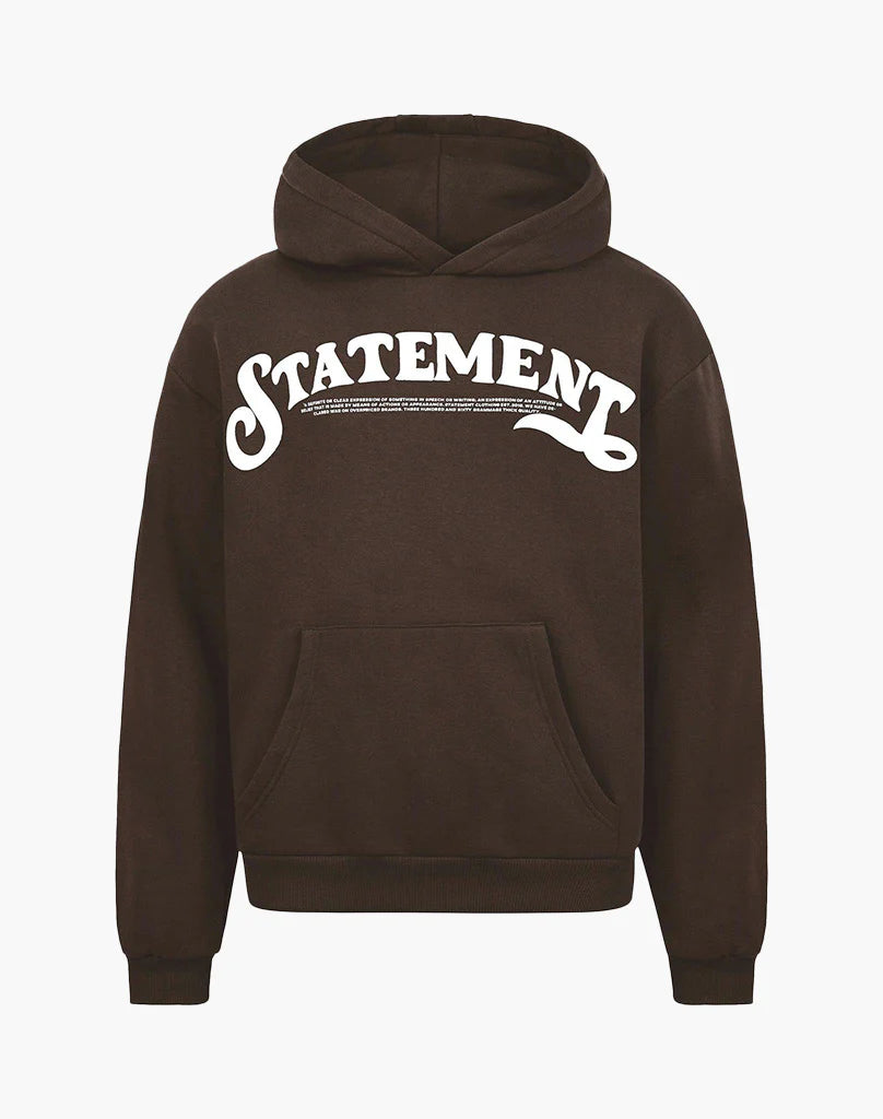 Statement Brown Hoodie