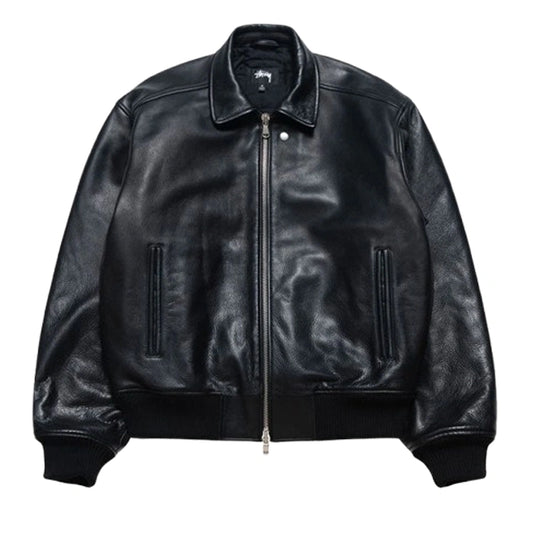 Stussy Leather Flight Jacket