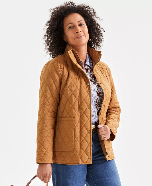 Style &amp; Co. Women's Quilted Long Coat