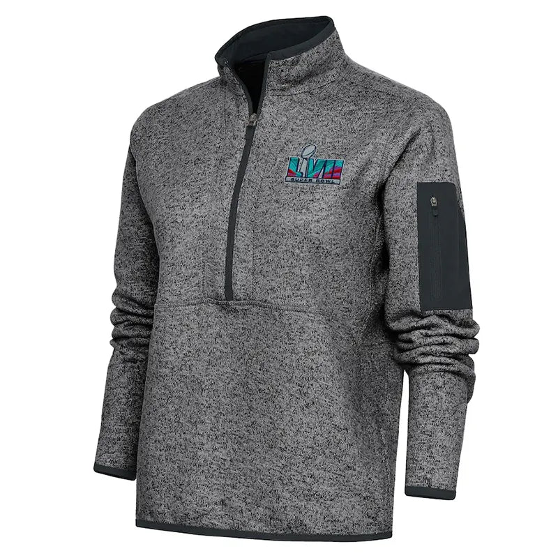 Super Bowl LVII Antigua Fortune Quarter-Zip Jacket