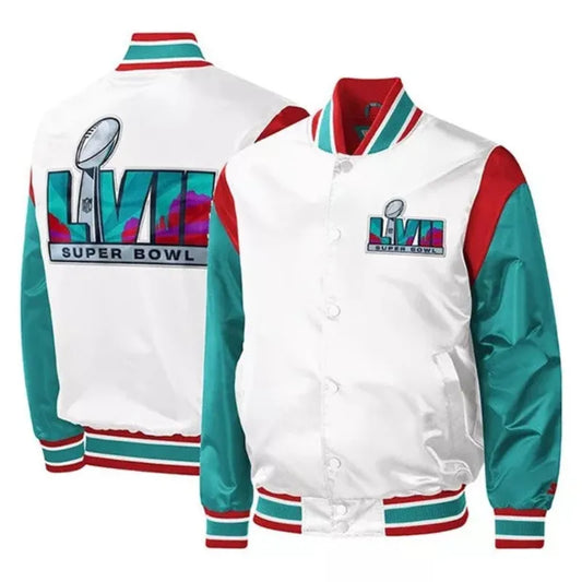 Super Bowl LVII Starter Jacket Front Back
