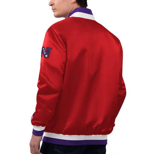 Super Bowl LVIII Starter x MSX The Fountain Satin Jacket