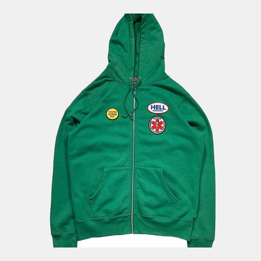 Supreme Hysteric Glamour Fuck Hand Skeleton Hoodie