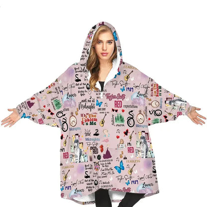 Taylor Swift Blanket Hoodie