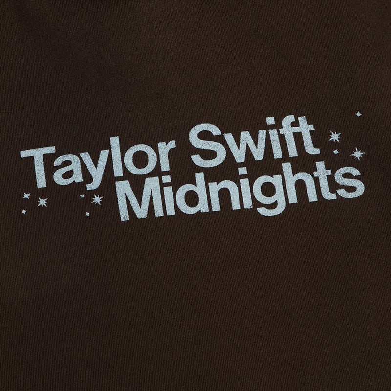 Taylor Swift Midnights Living In A Dream Brown Hoodie
