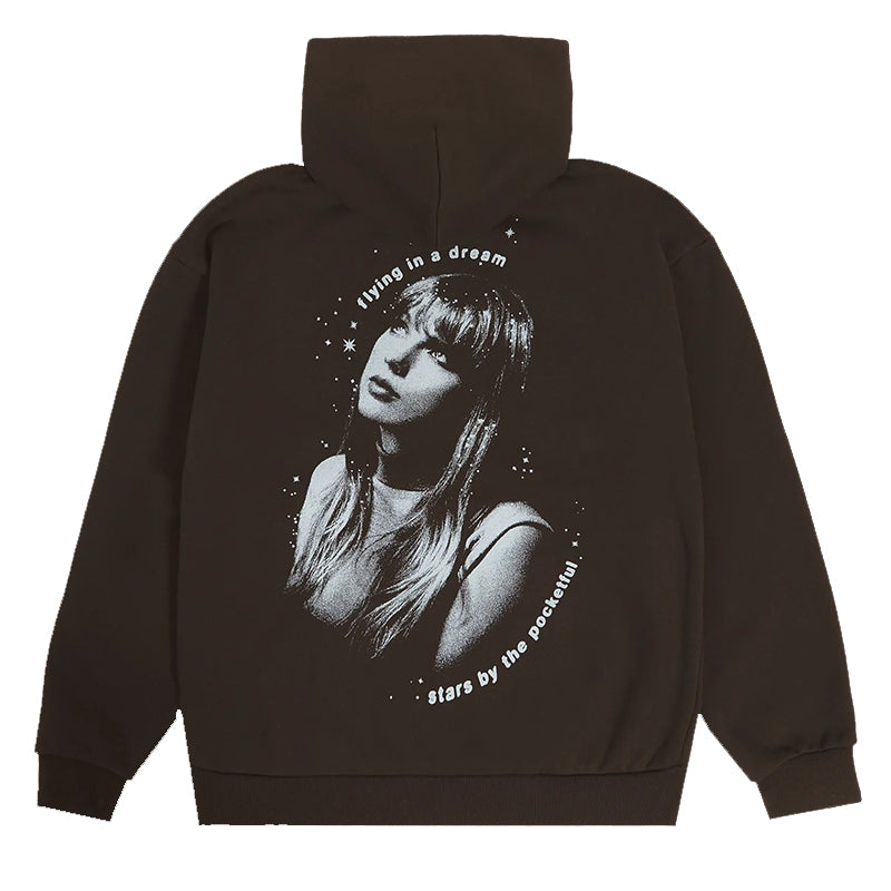 Taylor Swift Midnights Living In A Dream Brown Hoodie