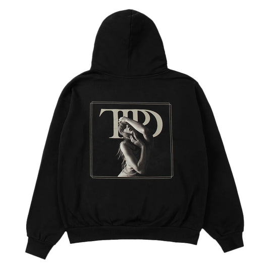 Taylor Swift TTPD Black Hoodie