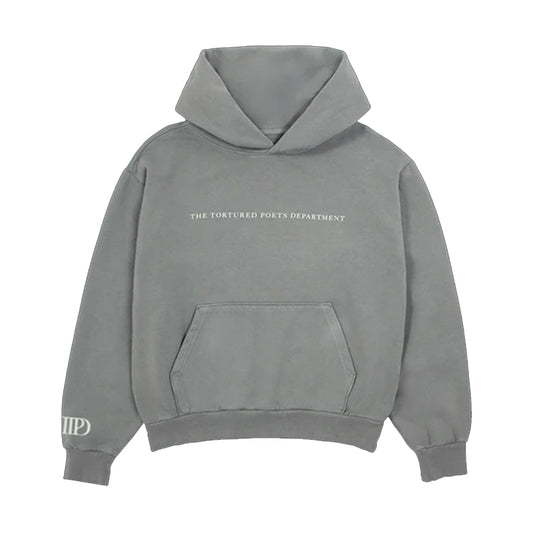 Taylor Swift TTPD Gray Hoodie