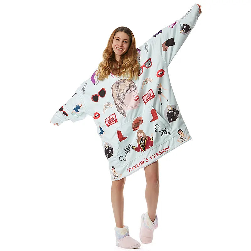 Taylor Swift Taylor’s Version Blanket Hoodie