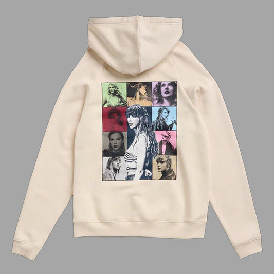 Taylor Swift The Eras Tour Beige Hoodie