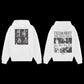 Taylor Swift The Eras Tour Collage White Hoodie