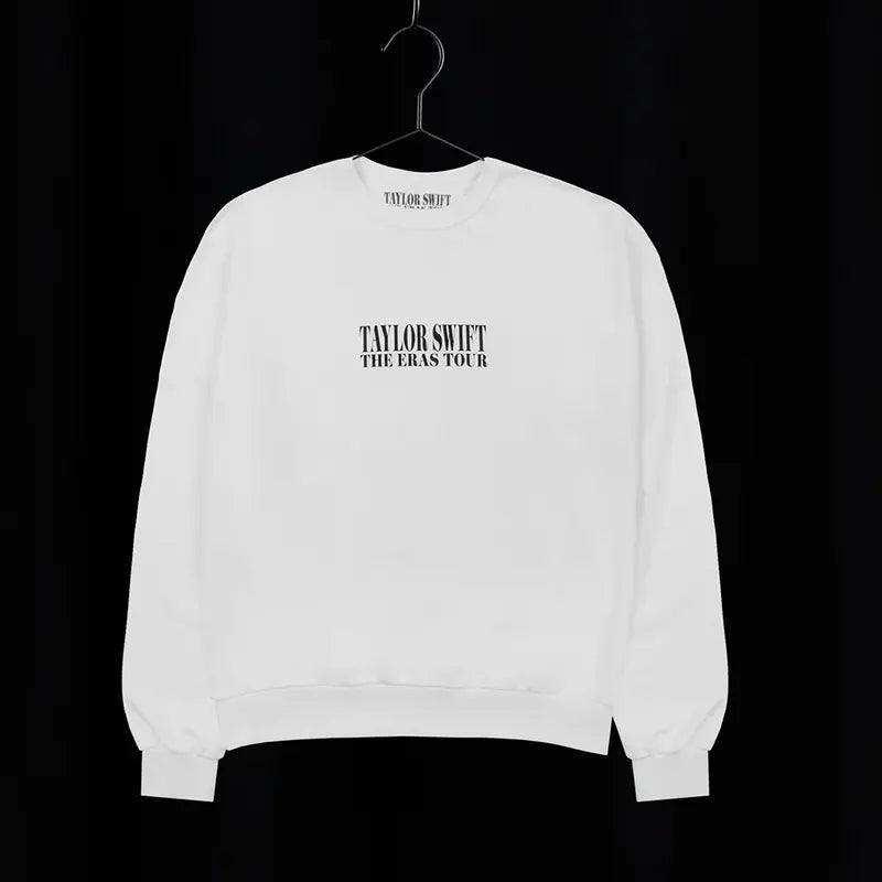 Taylor Swift The Eras Tour White Crewneck