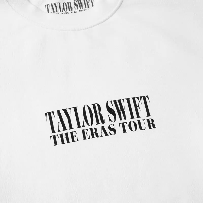 Taylor Swift The Eras Tour White Crewneck