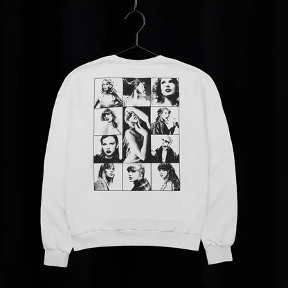 Taylor Swift The Eras Tour White Crewneck