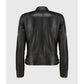 Women’s Black Biker Leather Jacket