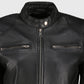 Women’s Black Biker Leather Jacket
