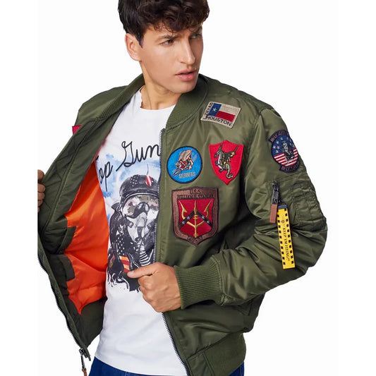 Top Gun MA-1 Nylon Bomber Jacket