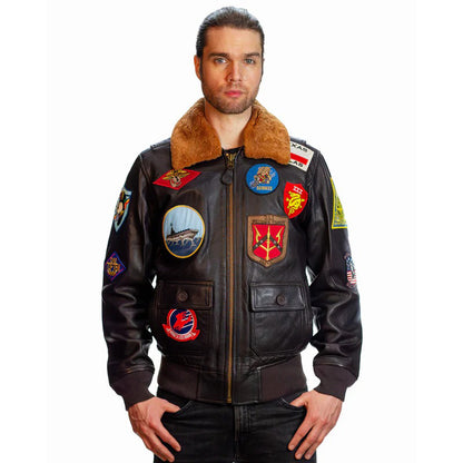 Top Gun Official Signature Series Leather Jacket 2.0
