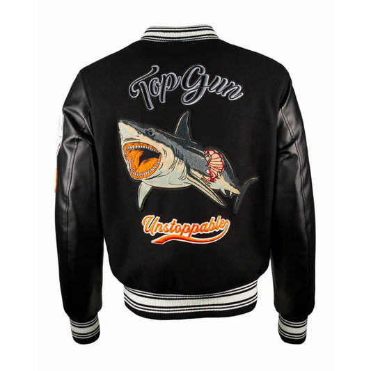 Top Gun Shark Varsity Jacket