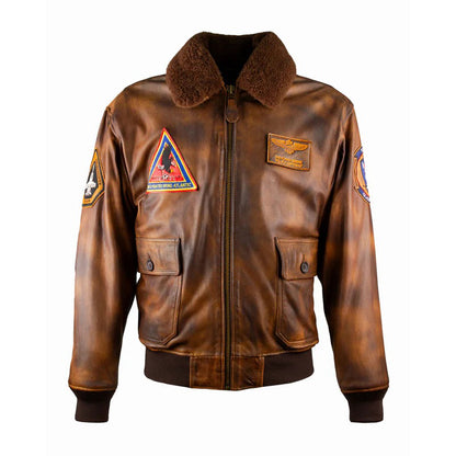Top Gun Top Hook Leather Jacket