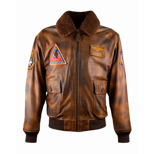 Top Gun Top Hook Leather Jacket