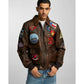 Top Gun Vintage Official Signature Series Leather Jacket